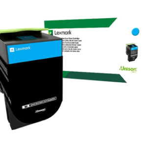 Lexmark - 80C8SC0 (808SC) Cyan Toner - 香港原裝行貨 Printers.com.hk