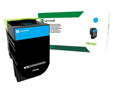 Lexmark - 80C8SC0 (808SC) Cyan Toner - 香港原裝行貨 Printers.com.hk