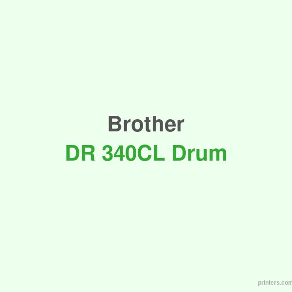Brother DR 340CL Drum Unit (25000 Pages) - 香港原裝行貨 Printers.com.hk