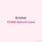 Brother TC4000 Optional Lower Tray - 香港原裝行貨 Printers.com.hk