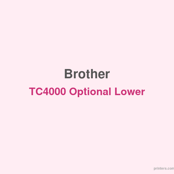 Brother TC4000 Optional Lower Tray - 香港原裝行貨 Printers.com.hk