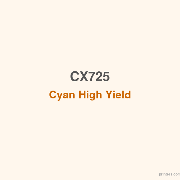 CX725_Cyan_High_Yield | Printers.com.hk