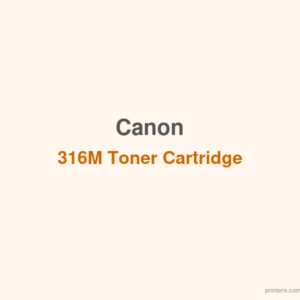 Canon 316M Toner Cartridge - 香港原裝行貨 Printers.com.hk