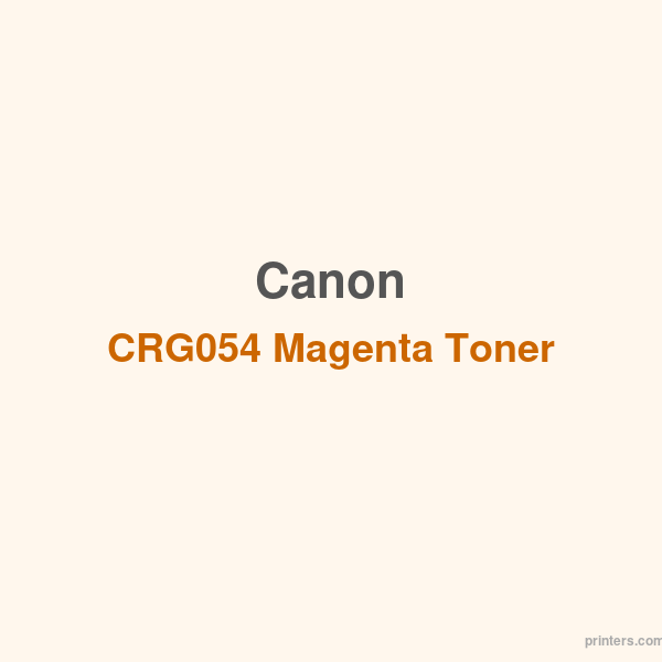 Canon - CRG054 Magenta Toner - 香港原裝行貨 Printers.com.hk