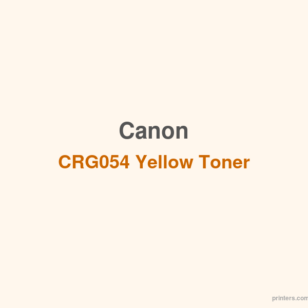 Canon - CRG054 Yellow Toner - 香港原裝行貨 Printers.com.hk