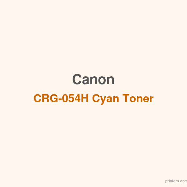 Canon CRG-054H Cyan Toner - 香港原裝行貨 Printers.com.hk