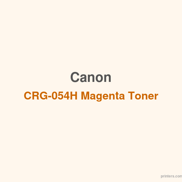 Canon CRG-054H Magenta Toner - 香港原裝行貨 Printers.com.hk