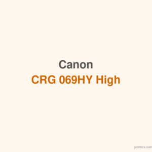 Canon CRG 069HY High Yield Yellow Toner - 香港原裝行貨 Printers.com.hk