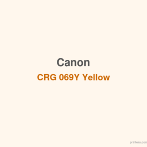 Canon CRG 069Y Yellow Toner - 香港原裝行貨 Printers.com.hk