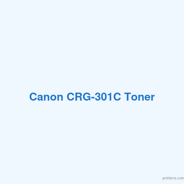 Canon CRG-301C Toner - 香港原裝行貨 Printers.com.hk