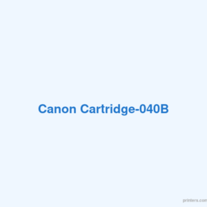 Canon Cartridge-040B - 香港原裝行貨 Printers.com.hk
