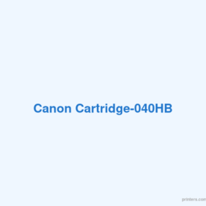 Canon Cartridge-040HB - 香港原裝行貨 Printers.com.hk