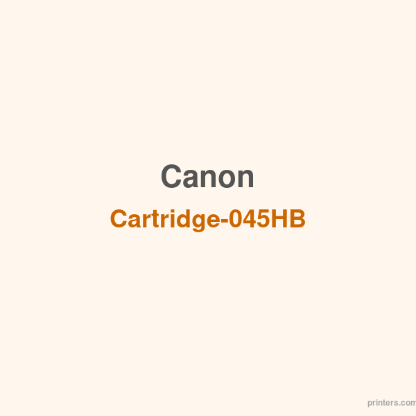 Canon Cartridge-045HB - 香港原裝行貨 Printers.com.hk