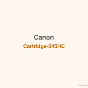 Canon Cartridge-045HC - 香港原裝行貨 Printers.com.hk