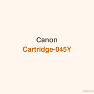Canon Cartridge-045Y - 香港原裝行貨 Printers.com.hk