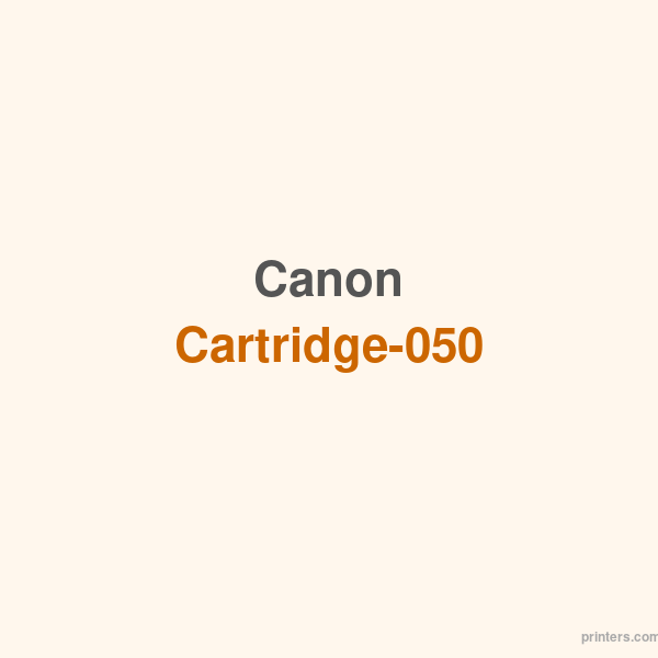 Canon Cartridge-050 - 香港原裝行貨 Printers.com.hk