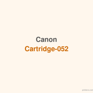 Canon Cartridge-052 - 香港原裝行貨 Printers.com.hk