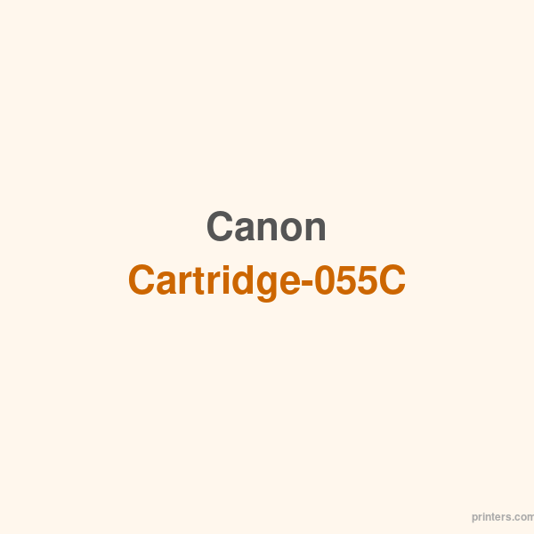 Canon Cartridge-055C - 香港原裝行貨 Printers.com.hk