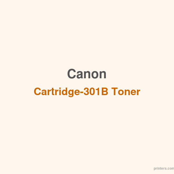 Canon Cartridge-301B Toner - 香港原裝行貨 Printers.com.hk