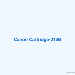 Canon Cartridge-318B - 香港原裝行貨 Printers.com.hk