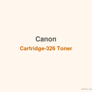 Canon Cartridge-326 Toner - 香港原裝行貨 Printers.com.hk