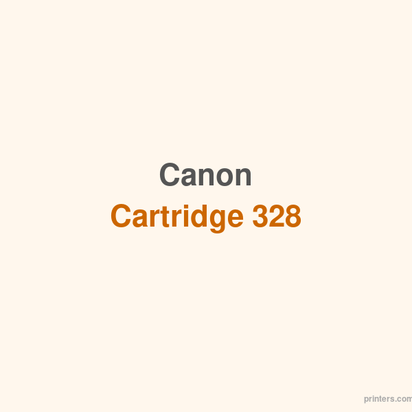 Canon Cartridge 328 - 香港原裝行貨 Printers.com.hk