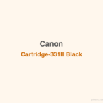 Canon Cartridge-331II Black - 香港原裝行貨 Printers.com.hk
