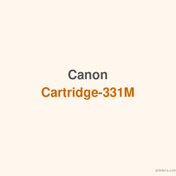 Canon Cartridge-331M - 香港原裝行貨 Printers.com.hk