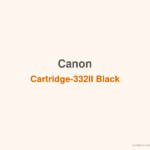 Canon Cartridge-332II Black - 香港原裝行貨 Printers.com.hk