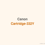 Canon Cartridge-332Y - 香港原裝行貨 Printers.com.hk