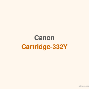 Canon Cartridge-332Y - 香港原裝行貨 Printers.com.hk