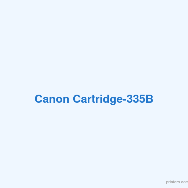 Canon Cartridge-335B - 香港原裝行貨 Printers.com.hk