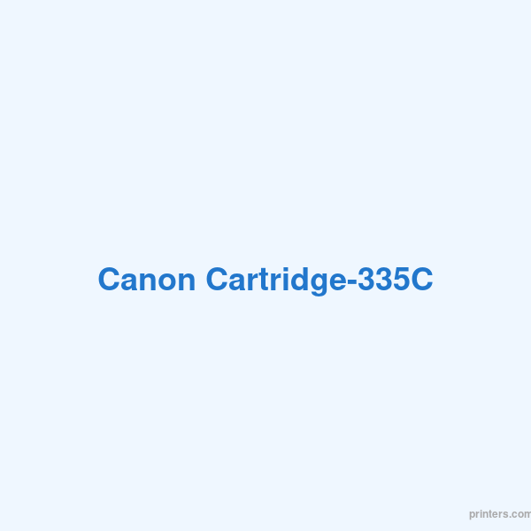 Canon Cartridge-335C - 香港原裝行貨 Printers.com.hk