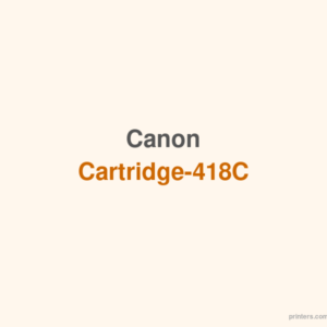 Canon Cartridge-418C - 香港原裝行貨 Printers.com.hk