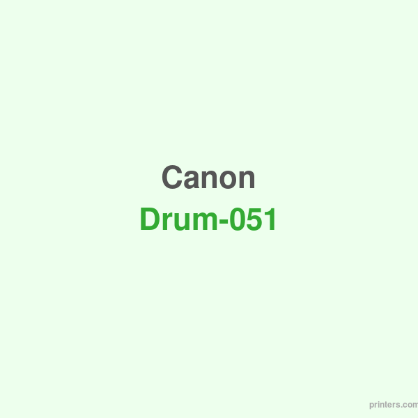 Canon Drum-051 - 香港原裝行貨 Printers.com.hk