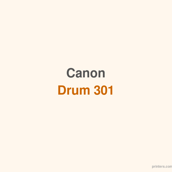 Canon Drum 301 - 香港原裝行貨 Printers.com.hk