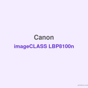 Canon imageCLASS LBP8100n - 香港原裝行貨 Printers.com.hk