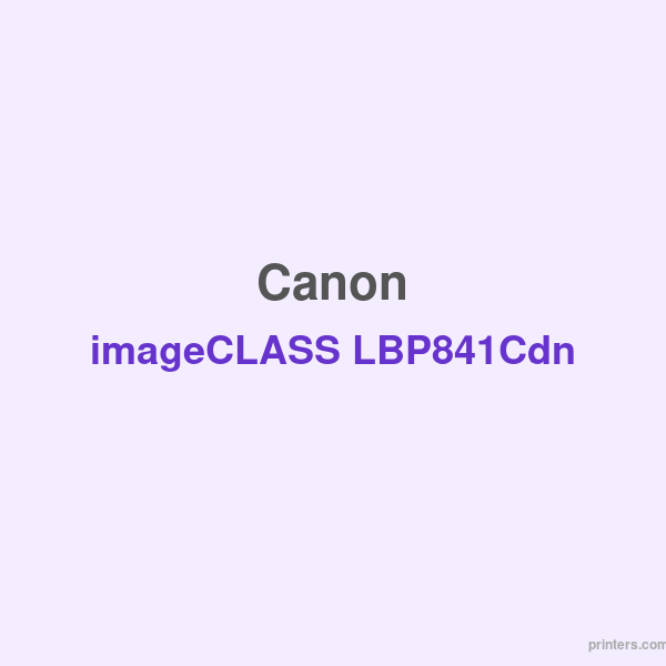 Canon imageCLASS LBP841Cdn - 香港原裝行貨 Printers.com.hk
