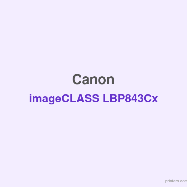 Canon imageCLASS LBP843Cx - 香港原裝行貨 Printers.com.hk
