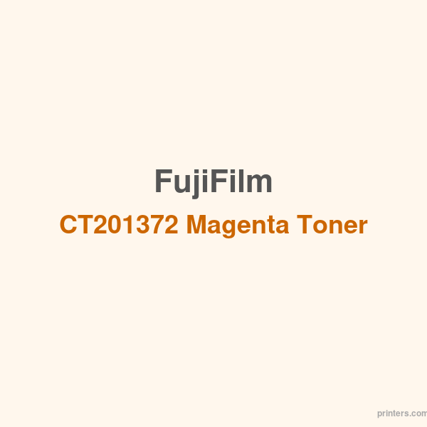 Fuji Xerox FujiFilm CT201372 Magenta Toner - 香港原裝行貨 Printers.com.hk