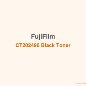Fuji Xerox FujiFilm CT202496 Black Toner Cartridge - 香港原裝行貨 Printers.com.hk