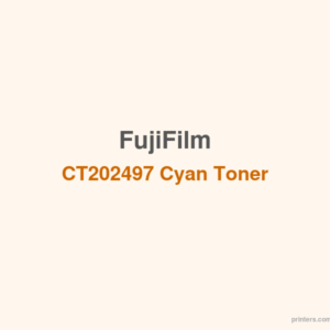Fuji Xerox FujiFilm CT202497 Cyan Toner Cartridge - 香港原裝行貨 Printers.com.hk
