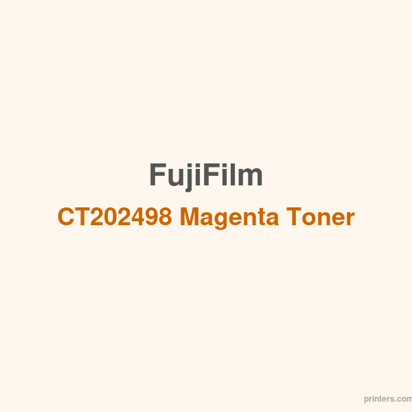 Fuji Xerox FujiFilm CT202498 Magenta Toner Cartridge - 香港原裝行貨 Printers.com.hk