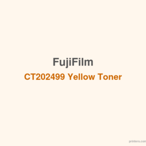 Fuji Xerox FujiFilm CT202499 Yellow Toner Cartridge - 香港原裝行貨 Printers.com.hk
