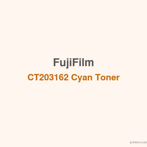 Fuji Xerox FujiFilm CT203162 Cyan Toner Cartridge - 香港原裝行貨 Printers.com.hk