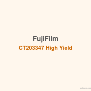 Fuji Xerox FujiFilm CT203347 High Yield Cyan Toner - 香港原裝行貨 Printers.com.hk