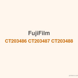 Fuji Xerox FujiFilm CT203486 | CT203487 | CT203488 | CT203489 Toner Cartridge - 香港原裝行貨 Printers.com.hk