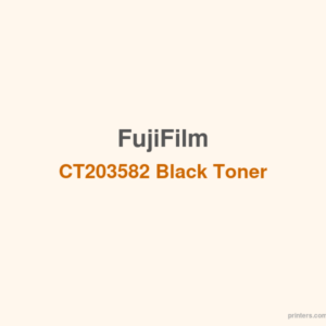 Fuji Xerox FujiFilm CT203582 Black Toner - 香港原裝行貨 Printers.com.hk