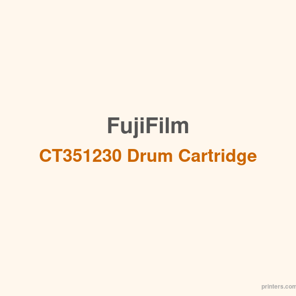 Fuji Xerox FujiFilm CT351230 Drum Cartridge Black - 香港原裝行貨 Printers.com.hk