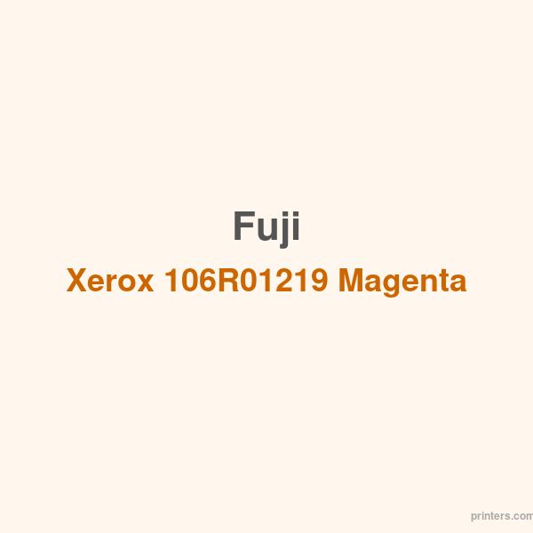 Fuji Xerox 106R01219 Magenta High Capacity Toner - 香港原裝行貨 Printers.com.hk